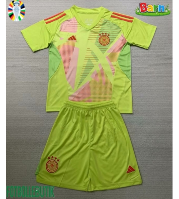 Tyskland Målvakt Bortaställ Barn EM 2024 Kortärmad (+ Korta byxor)